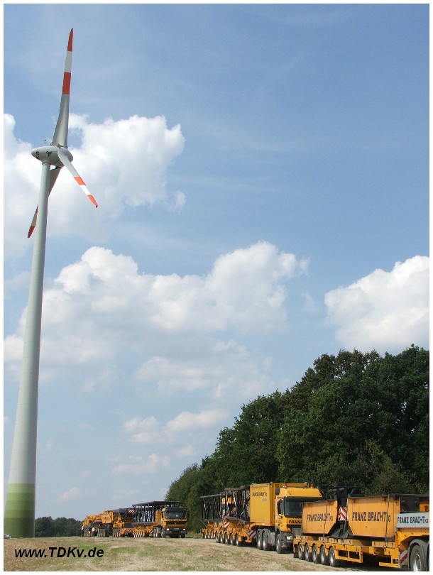 Gottwald AK 450 von Bracht im Windpark Detmold